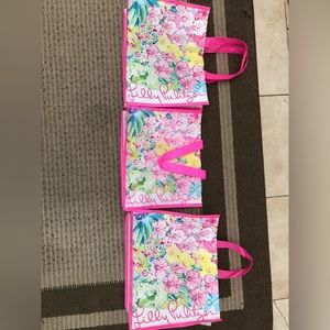 Lilly Pulitzer reusable bags